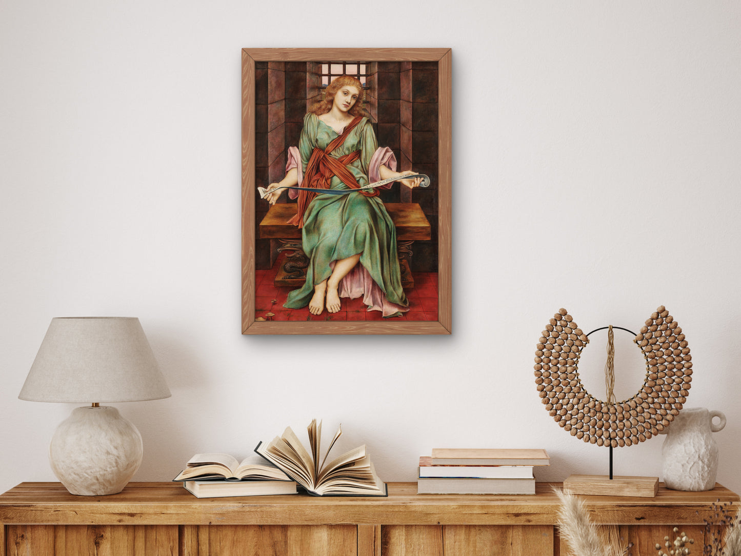 The Soul's Prison House by Evelyn De Morgan 1880, Wall Art Print, Fine Art Reproduction, Museum Quality Decor, Poster