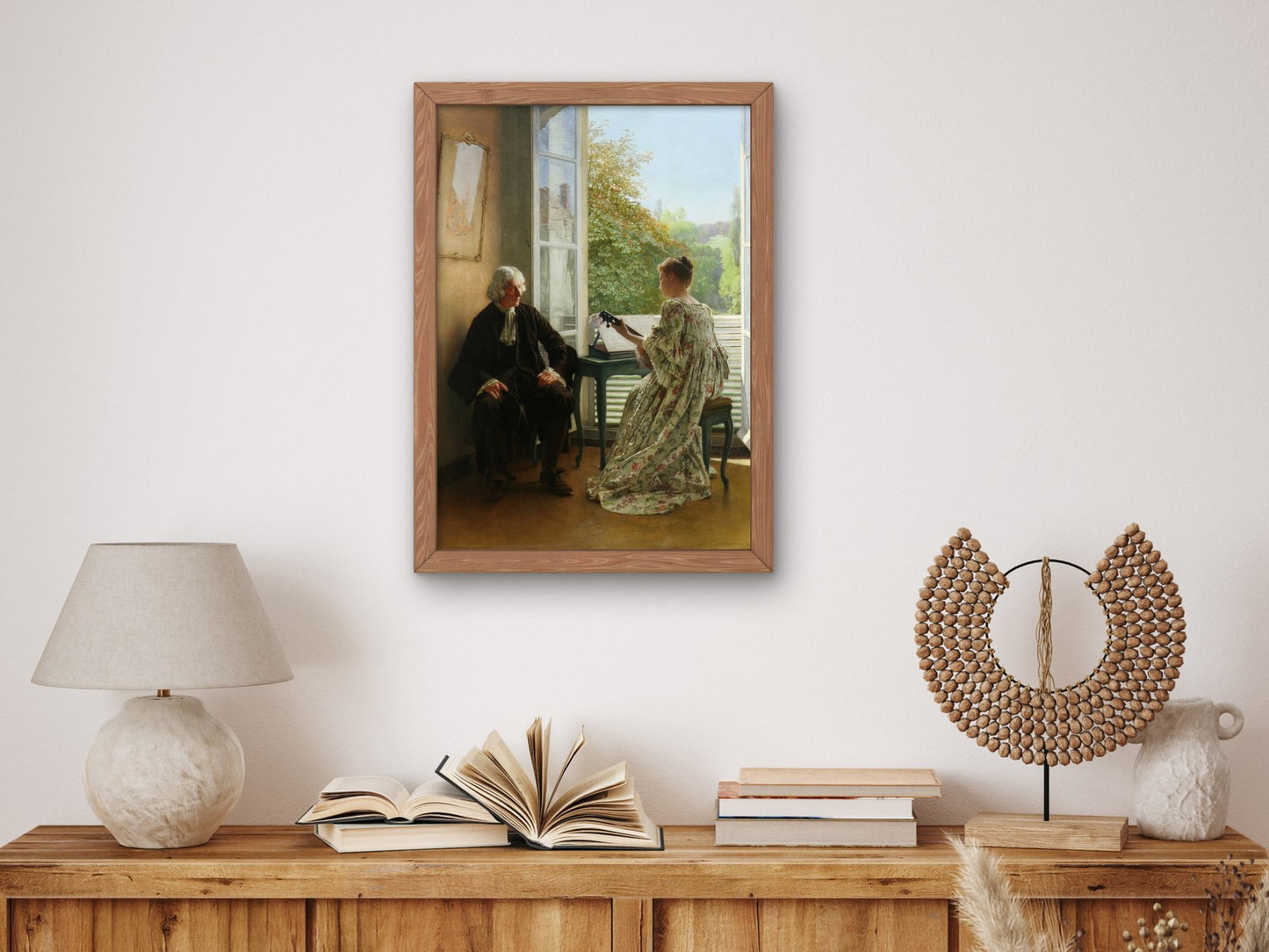 Old Songs by Eduard Charlemont 1893, Wall Art Print, Fine Art Reproduction, Museum Quality Decor, Poster
