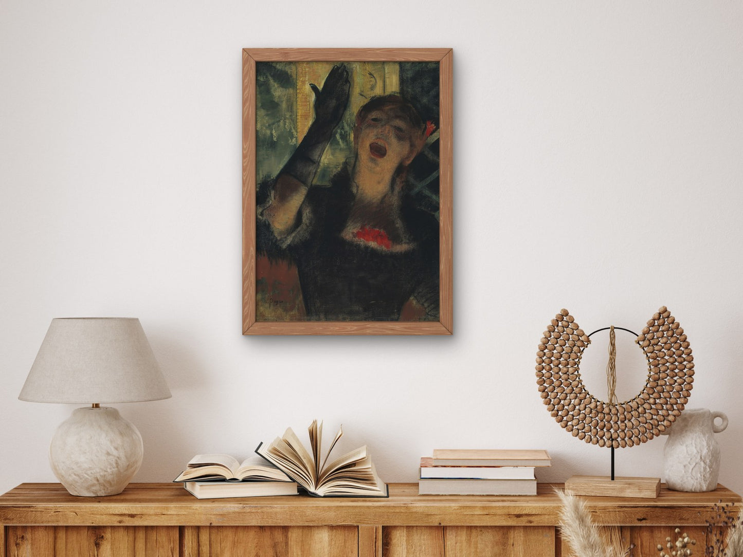 Café Singer by Edgar Degas 1879, Wall Art Print, Fine Art Reproduction, Museum Quality Decor, Poster
