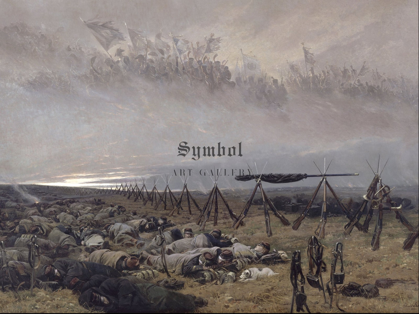 The Dream by Édouard Detaille 1888, Wall Art Print, Fine Art Reproduction, Museum Quality Decor, Poster