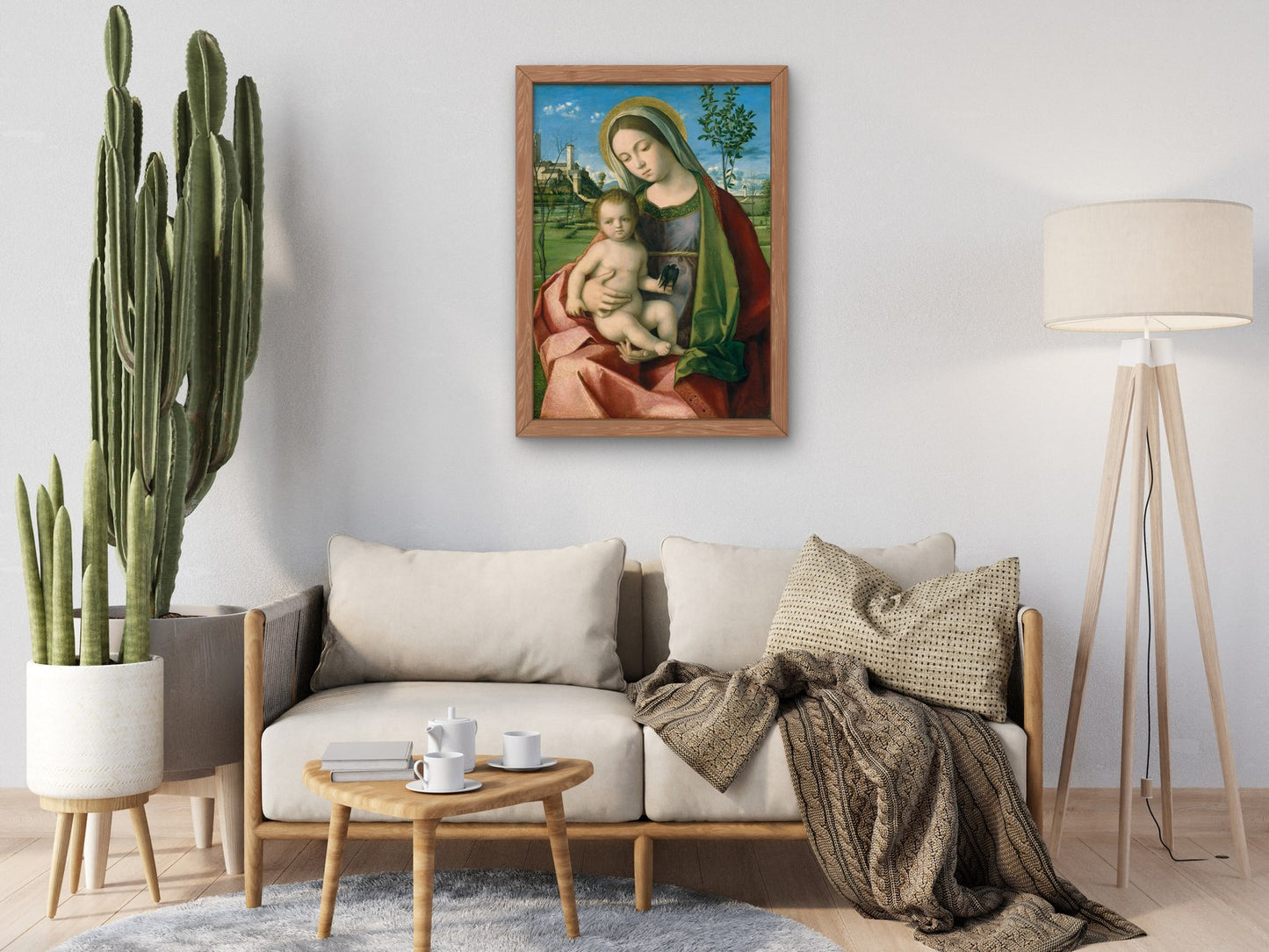 Madonna and Child by Giovanni Bellini 1510, Wall Art Print, Fine Art Reproduction, Museum Quality Decor, Poster