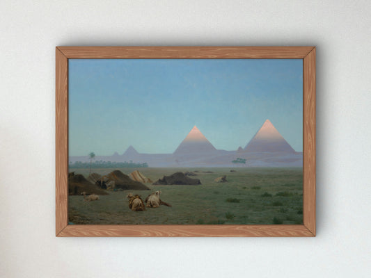 The First Kiss of the Sun by Jean Leon Gérôme 1886, Wall Art Print, Fine Art Reproduction, Museum Quality Decor, Poster