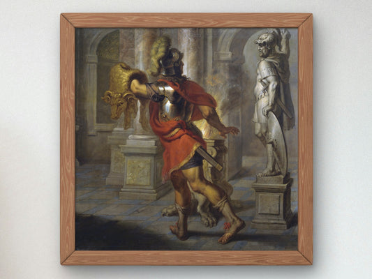 Jason with the Golden Fleece by Erasmus Quellinus II 1630, Wall Art Print, Fine Art Reproduction, Museum Quality Decor, Poster