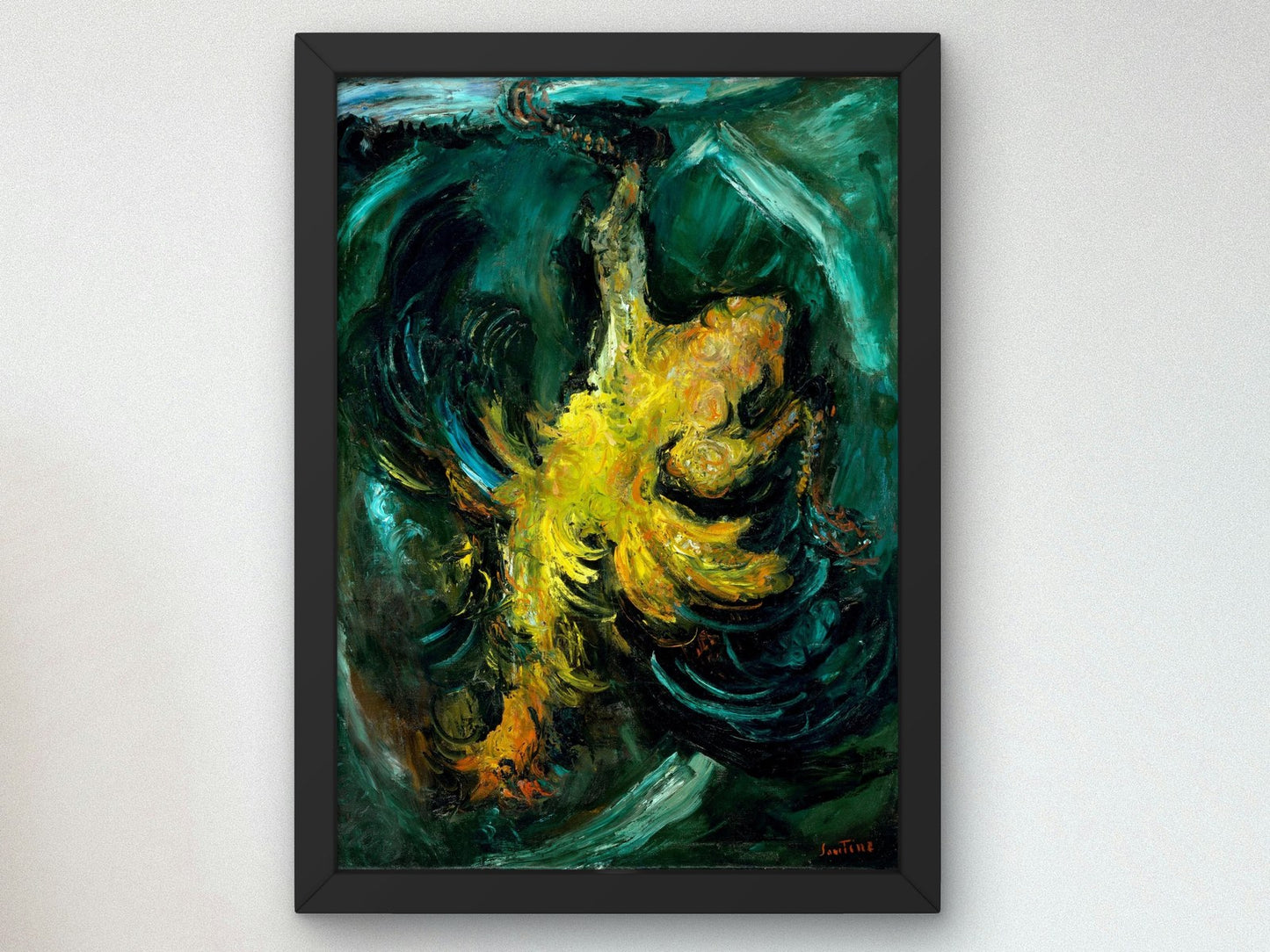 The Chicken by Chaïm Soutine 1926, Wall Art Print, Fine Art Reproduction, Museum Quality Decor, Poster