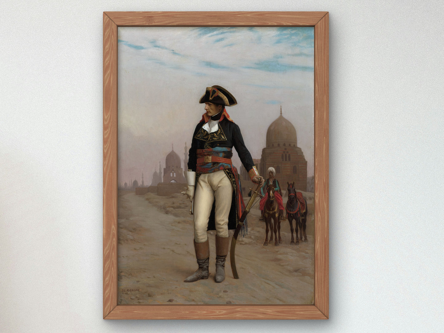 Napoleon in Egypt by Jean Léon Gérôme 1867, Wall Art Print, Fine Art Reproduction, Museum Quality Decor, Poster