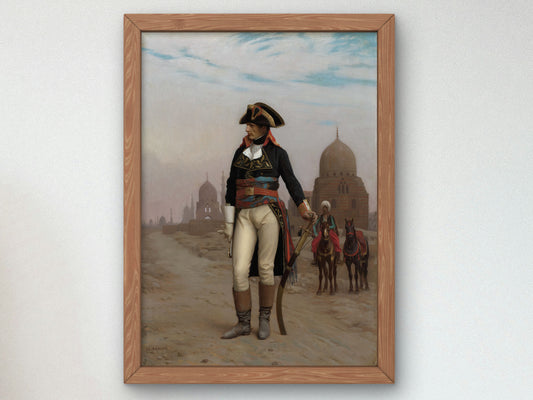 Napoleon in Egypt by Jean Léon Gérôme 1867, Wall Art Print, Fine Art Reproduction, Museum Quality Decor, Poster