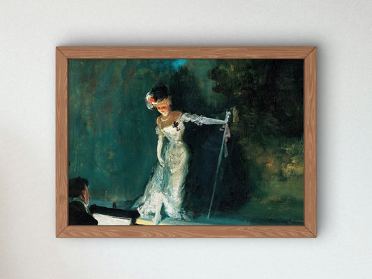 Revue by Everett Shinn 1908, Wall Art Print, Fine Art Reproduction, Museum Quality Decor, Poster