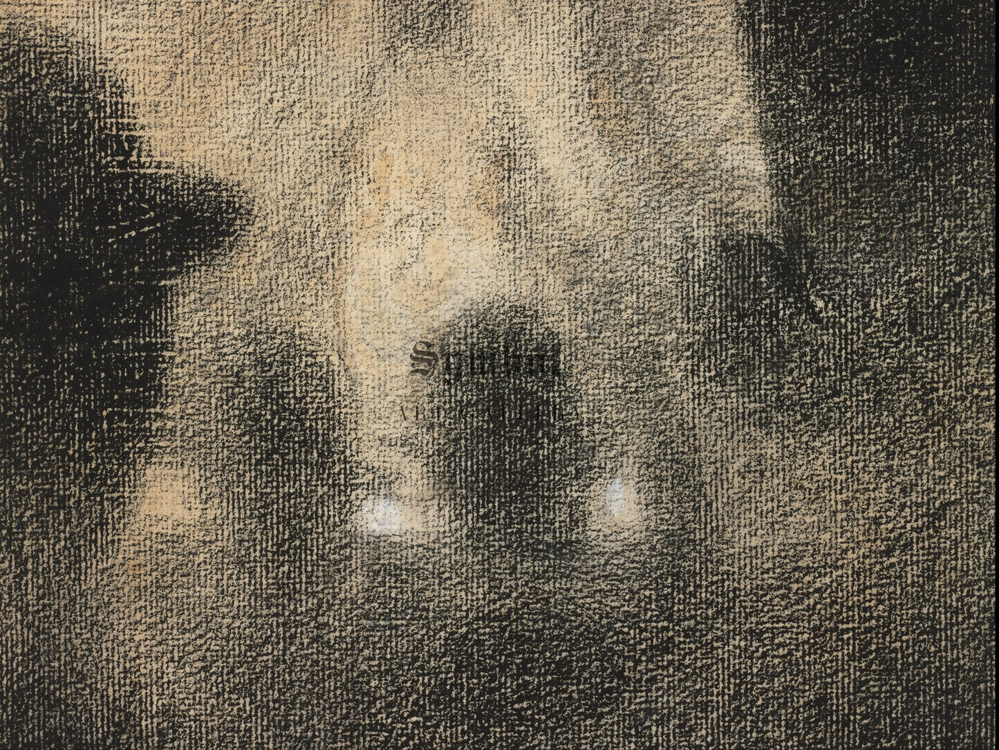 At the Concert Parisien by Georges Seurat 1887, Wall Art Print, Fine Art Reproduction, Museum Quality Decor, Poster