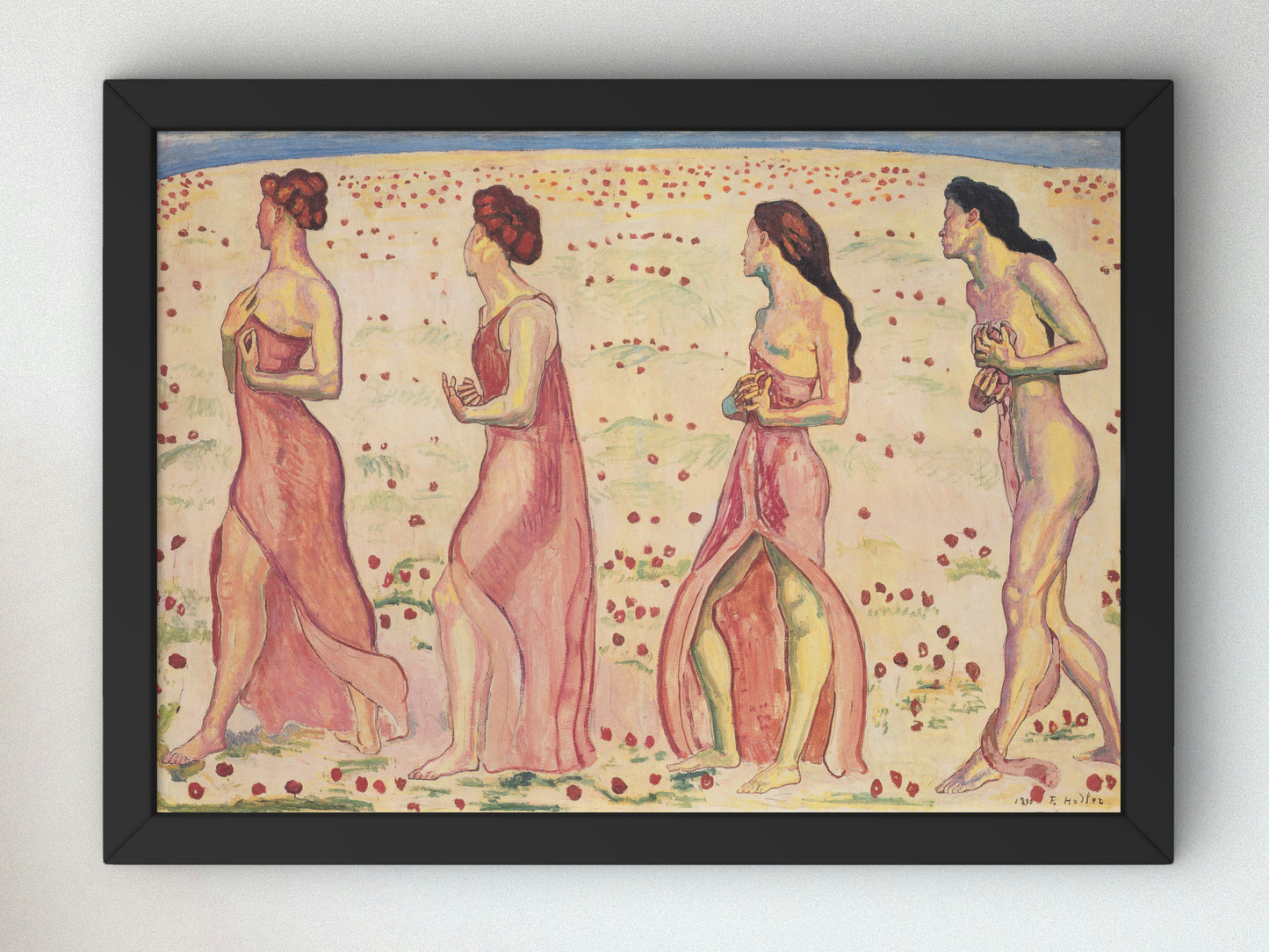 The Feeling by Ferdinand Hodler 1901, Wall Art Print, Fine Art Reproduction, Museum Quality Decor, Poster