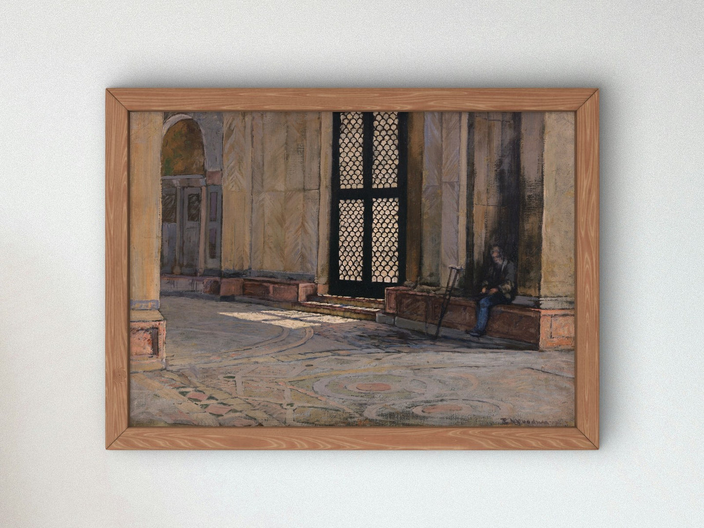 Room at the Alhambra by John Frederick Lewis 1873, Wall Art Print, Fine Art Reproduction, Museum Quality Decor, Poster