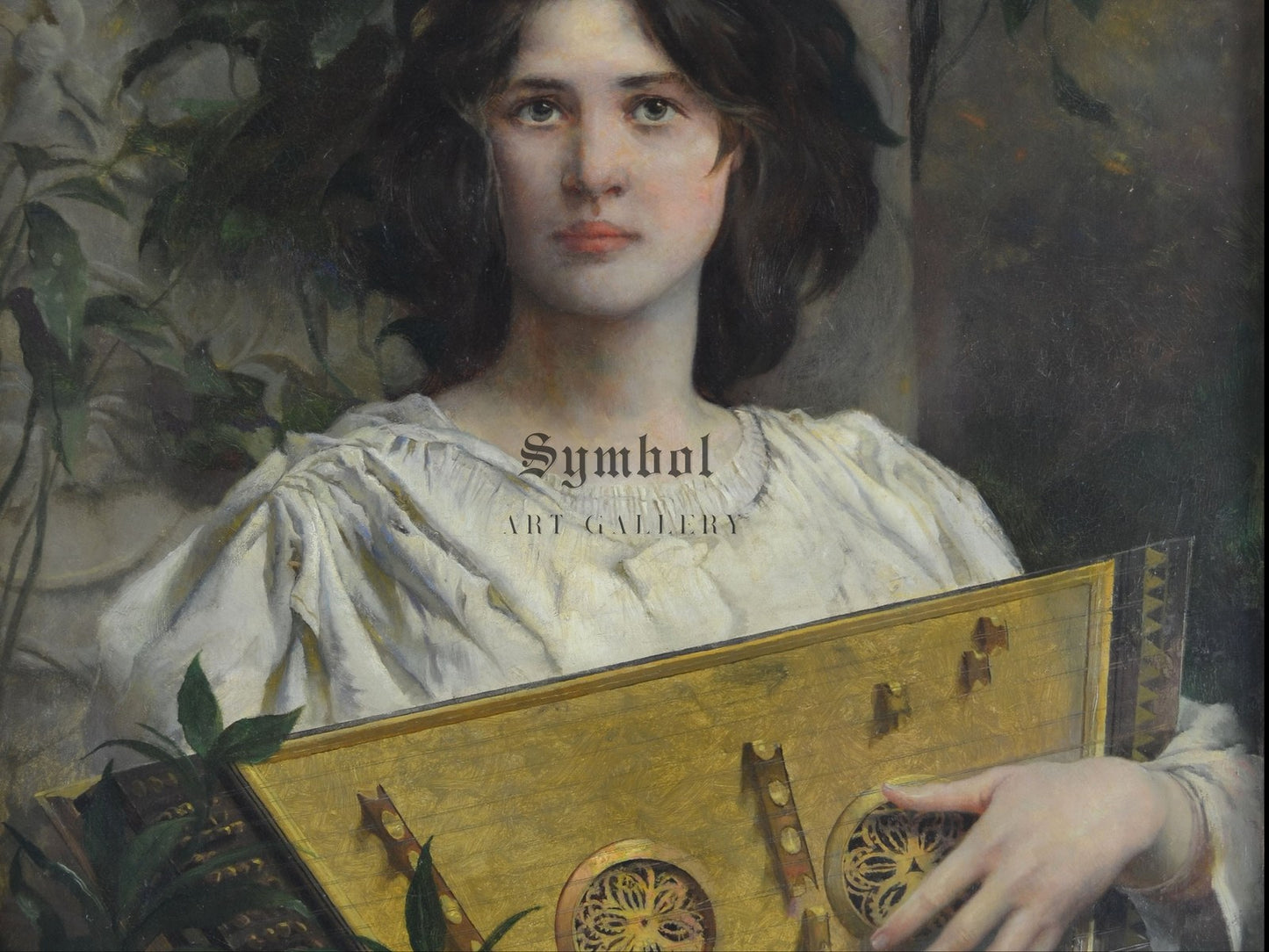 The Musician by Edwin Blashfield 1880, Wall Art Print, Fine Art Reproduction, Museum Quality Decor, Poster