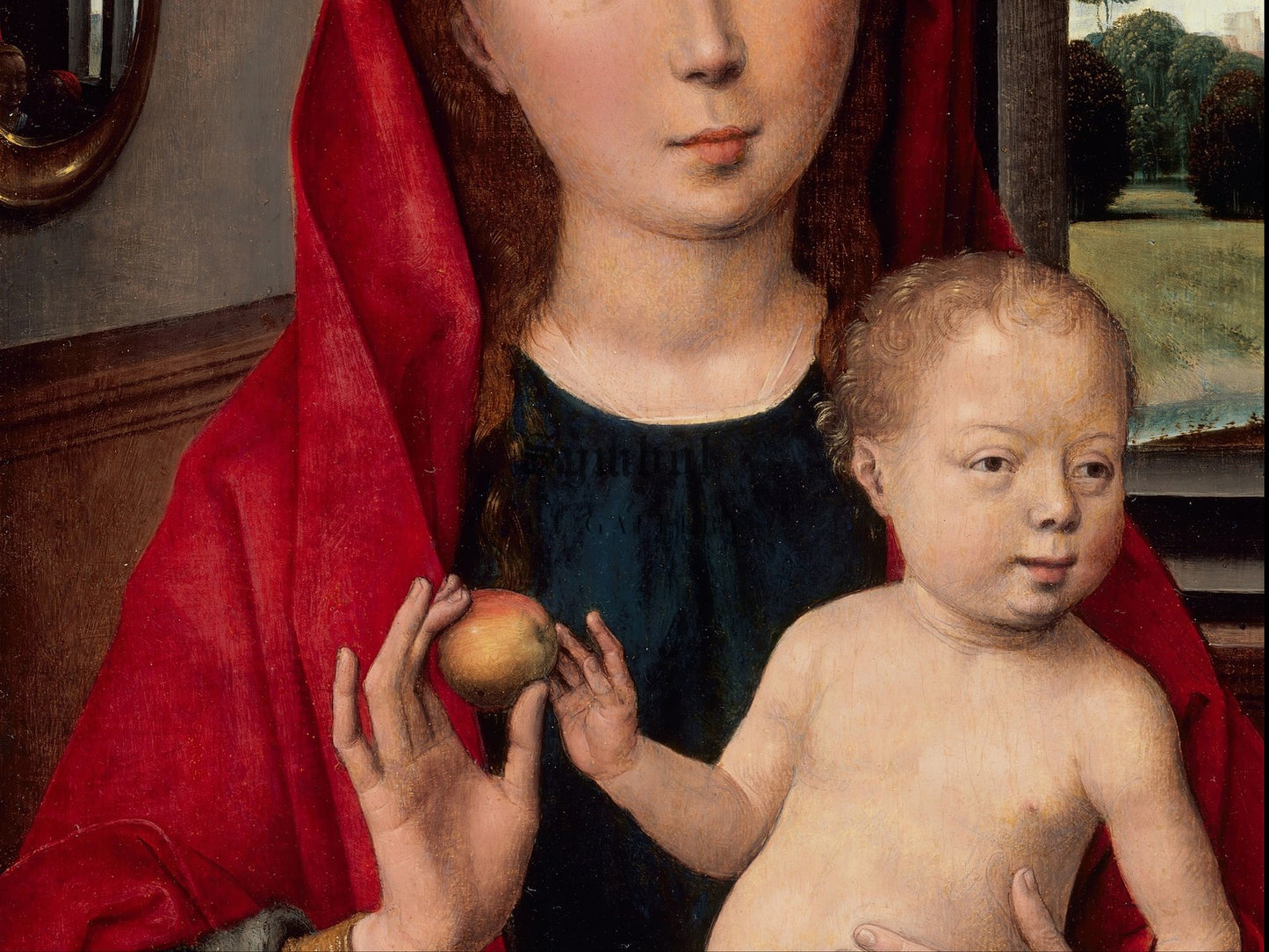Virgin and Child by Hans Memling 1485, Wall Art Print, Fine Art Reproduction, Museum Quality Decor, Poster