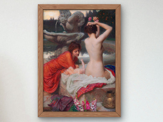 The Spring by George Spencer Watson 1900, Wall Art Print, Fine Art Reproduction, Museum Quality Decor, Poster