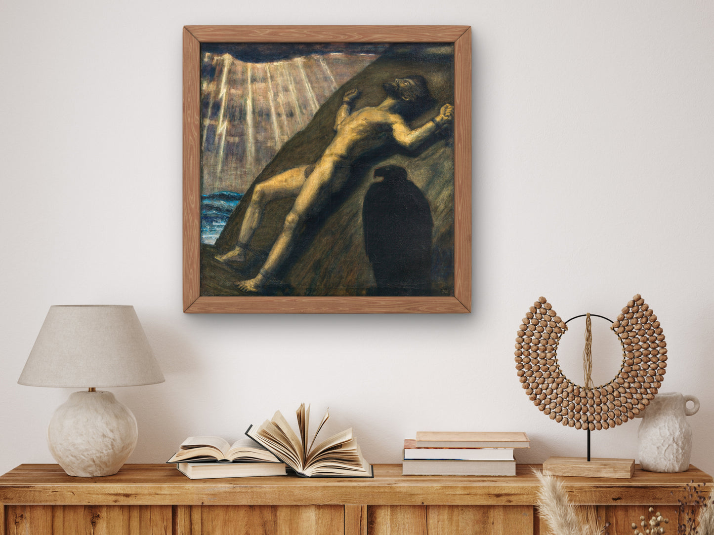 Prometheus by Franz von Stuck 1926, Wall Art Print, Fine Art Reproduction, Museum Quality Decor, Poster
