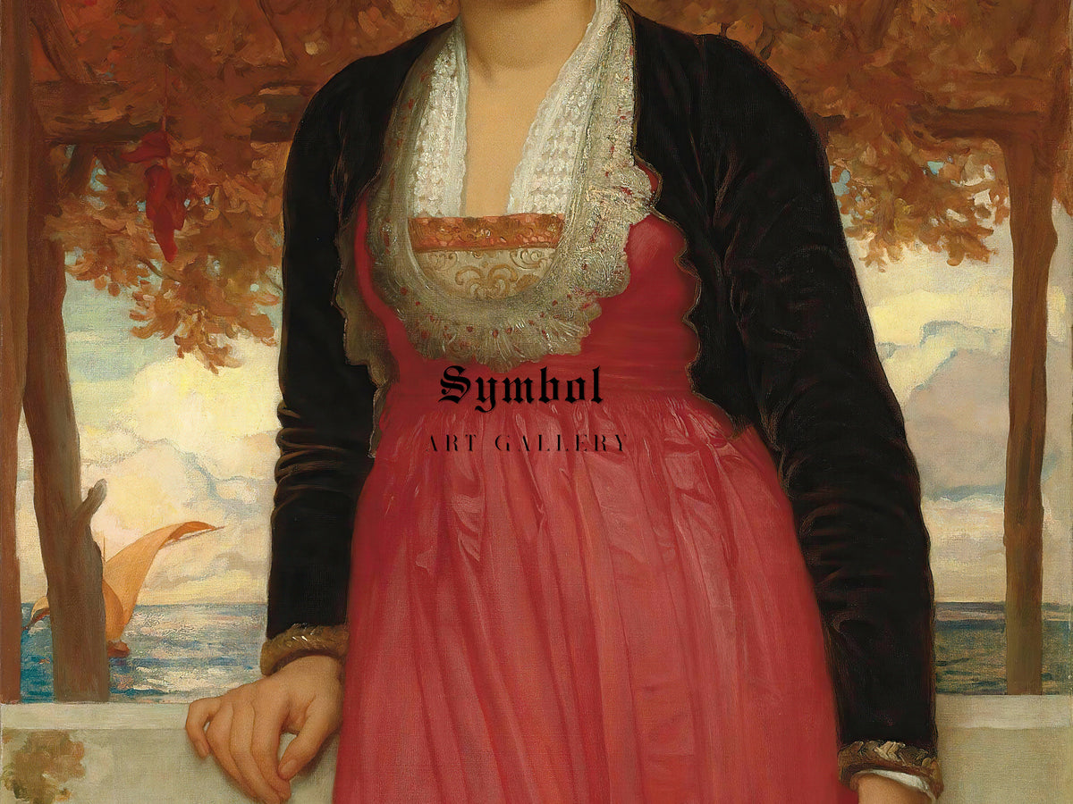 Amarilla by Frederic Leighton 1883, Wall Art Print, Fine Art Reproduction, Museum Quality Decor, Poster