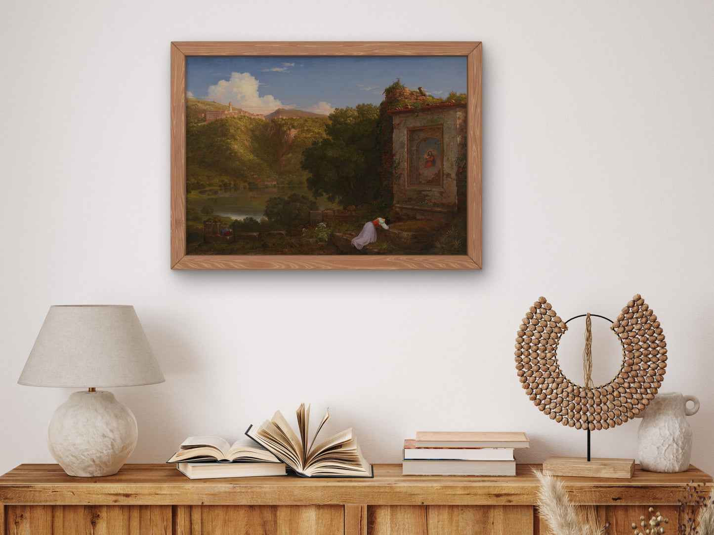Il Penseroso by Thomas Cole 1845, Wall Art Print, Fine Art Reproduction, Museum Quality Decor, Poster