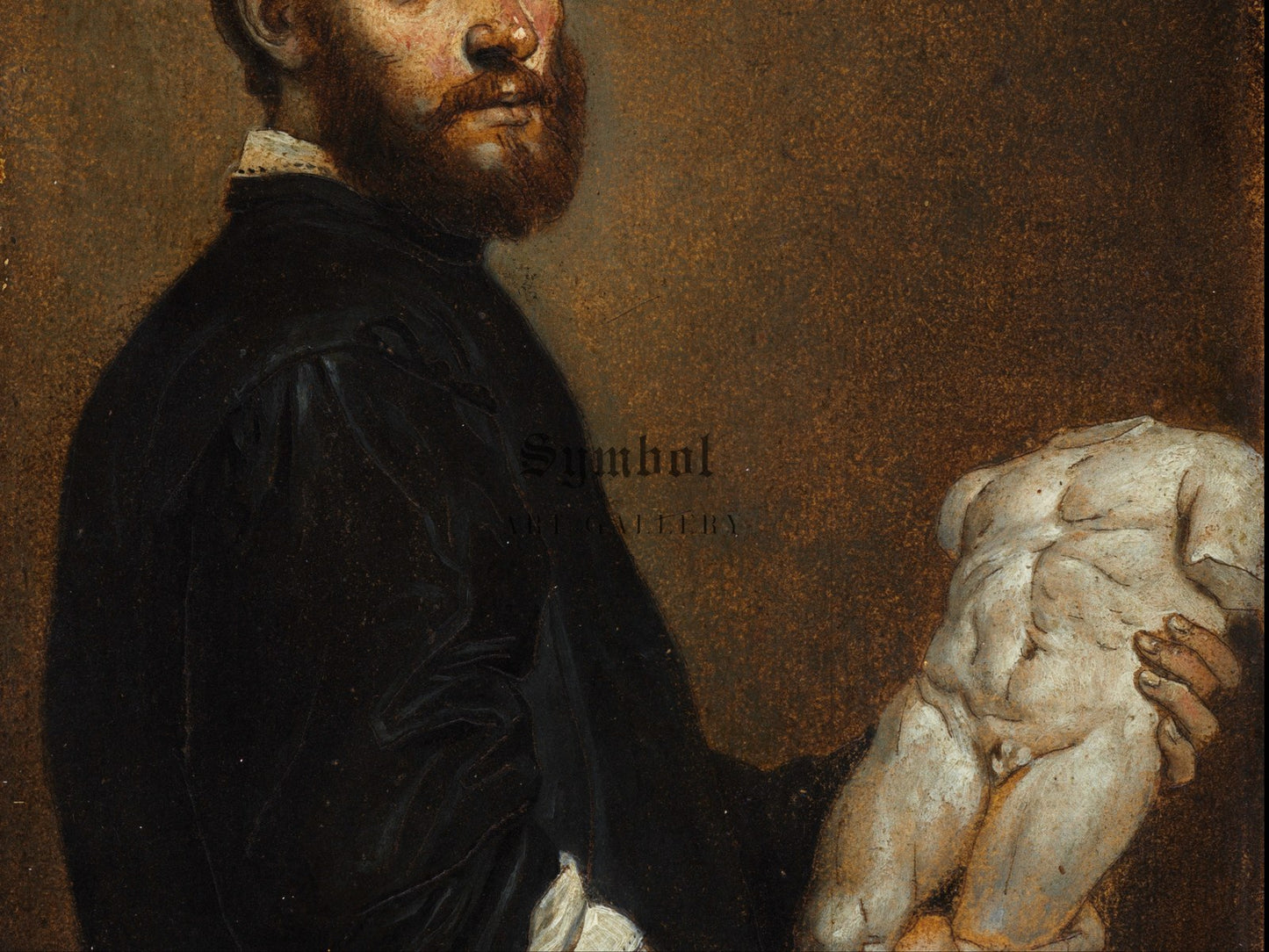 Portrait of a Sculptor Alessandro Vittoria by David Teniers the Younger 1653, Wall Art Print, Fine Art Reproduction, Museum Quality Decor