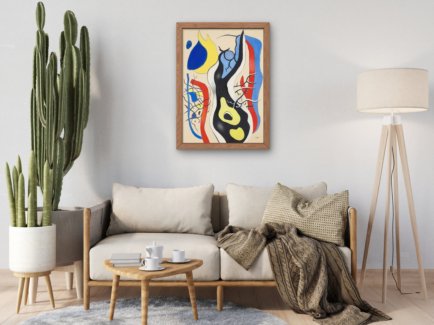Root by Fernand Léger 1937, Wall Art Print, Fine Art Reproduction, Museum Quality Decor, Poster