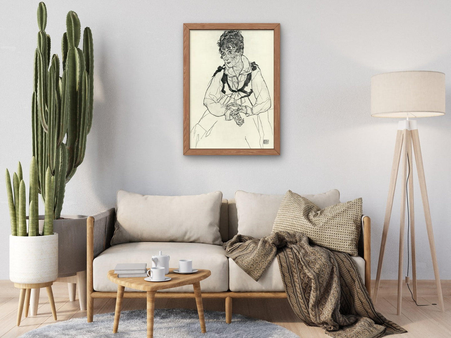 Portrait of a Woman by Egon Schiele 1917, Wall Art Print, Fine Art Reproduction, Museum Quality Decor, Poster