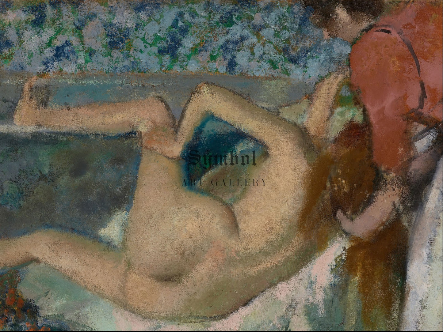 After the Bath by Edgar Degas 1895, Wall Art Print, Fine Art Reproduction, Museum Quality Decor, Poster