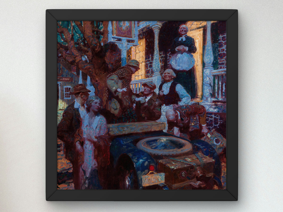 The Great Things of Life, Travel by Dean Cornwell 1921, Wall Art Print, Fine Art Reproduction, Museum Quality Decor, Poster