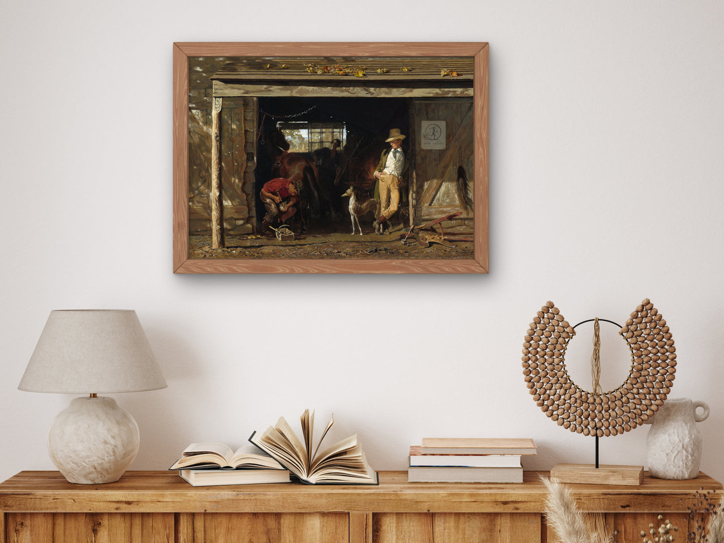 Leisure and Labor by Frank Blackwell Mayer 1858, Wall Art Print, Fine Art Reproduction, Museum Quality Decor, Poster