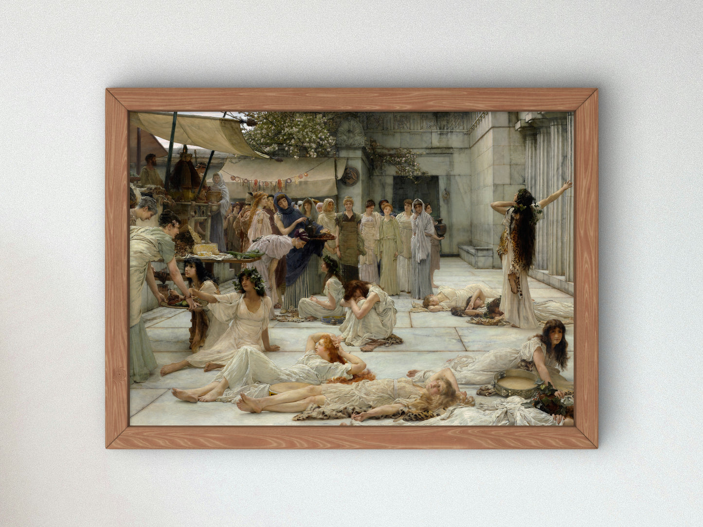 The Women of Amphissa by Lawrence Alma Tadema 1887, Wall Art Print, Fine Art Reproduction, Museum Quality Decor, Poster