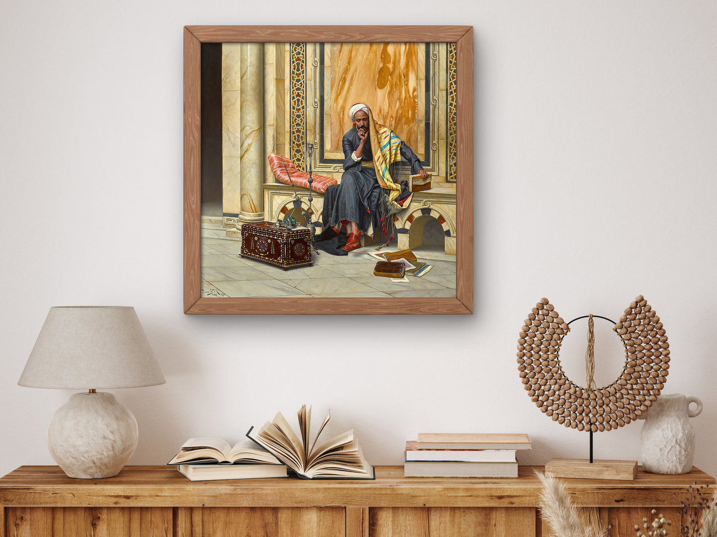 The Scribe by Ludwig Deutsch 1894, Wall Art Print, Fine Art Reproduction, Museum Quality Decor, Poster