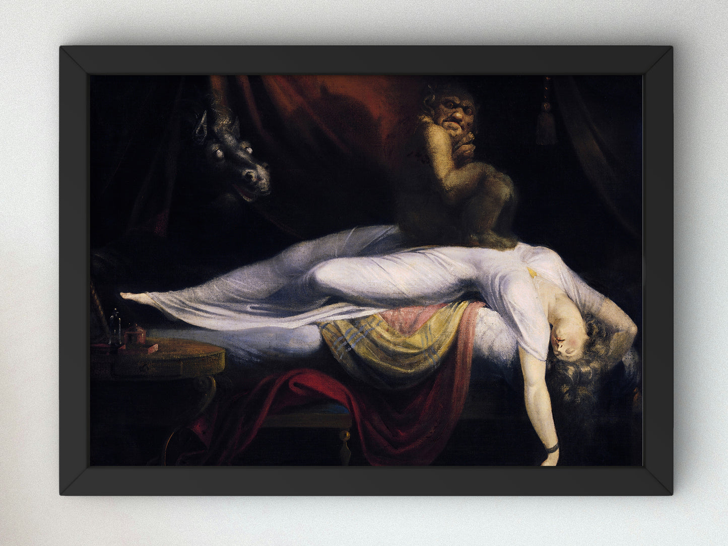 The Nightmare by Henry Fuseli 1781, Wall Art Print, Fine Art Reproduction, Museum Quality Decor, Poster