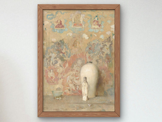 The Picture from Tibet by Emil Carlsen 1920, Wall Art Print, Fine Art Reproduction, Museum Quality Decor, Poster
