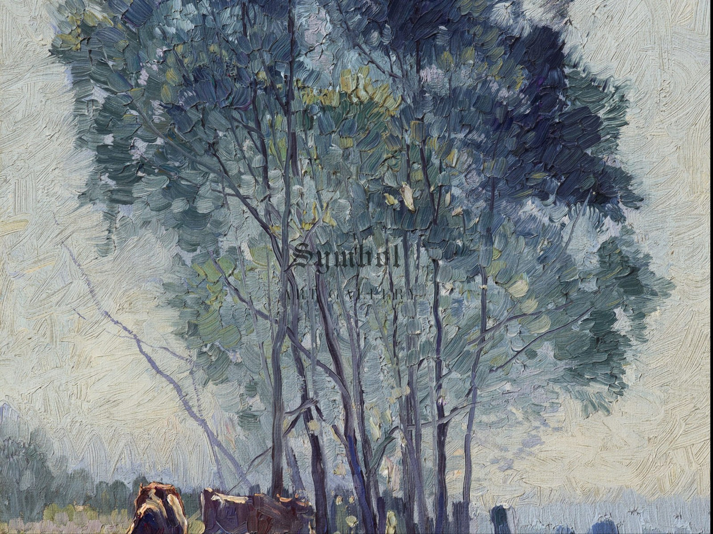 The Wattles by Elioth Gruner 1919, Wall Art Print, Fine Art Reproduction, Museum Quality Decor, Poster