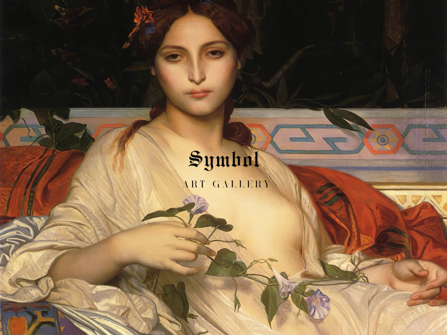 Albayde by Alexandre Cabanel 1848, Wall Art Print, Fine Art Reproduction, Museum Quality Decor, Poster