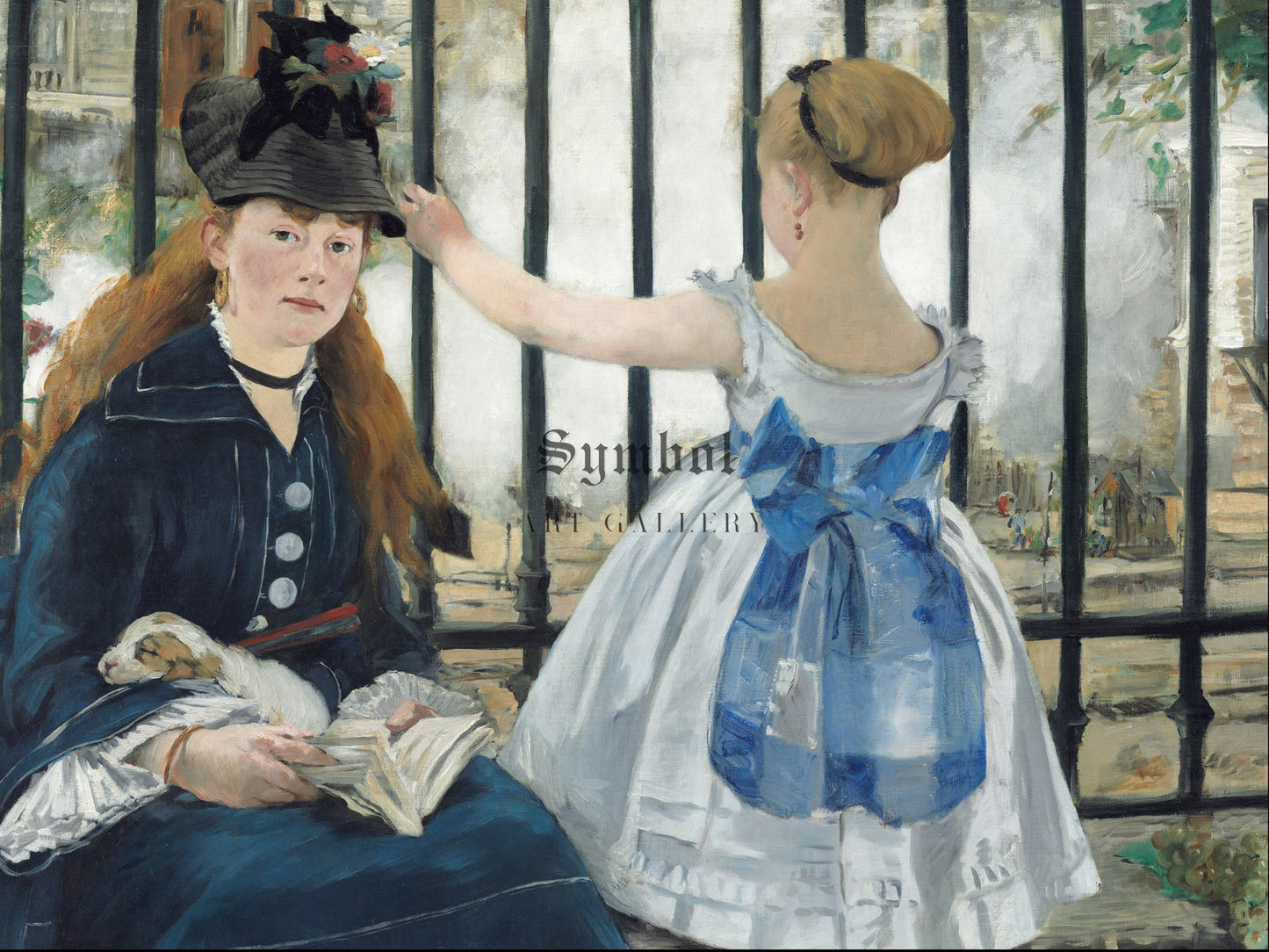 The Railway by Édouard Manet 1873, Wall Art Print, Fine Art Reproduction, Museum Quality Decor, Poster