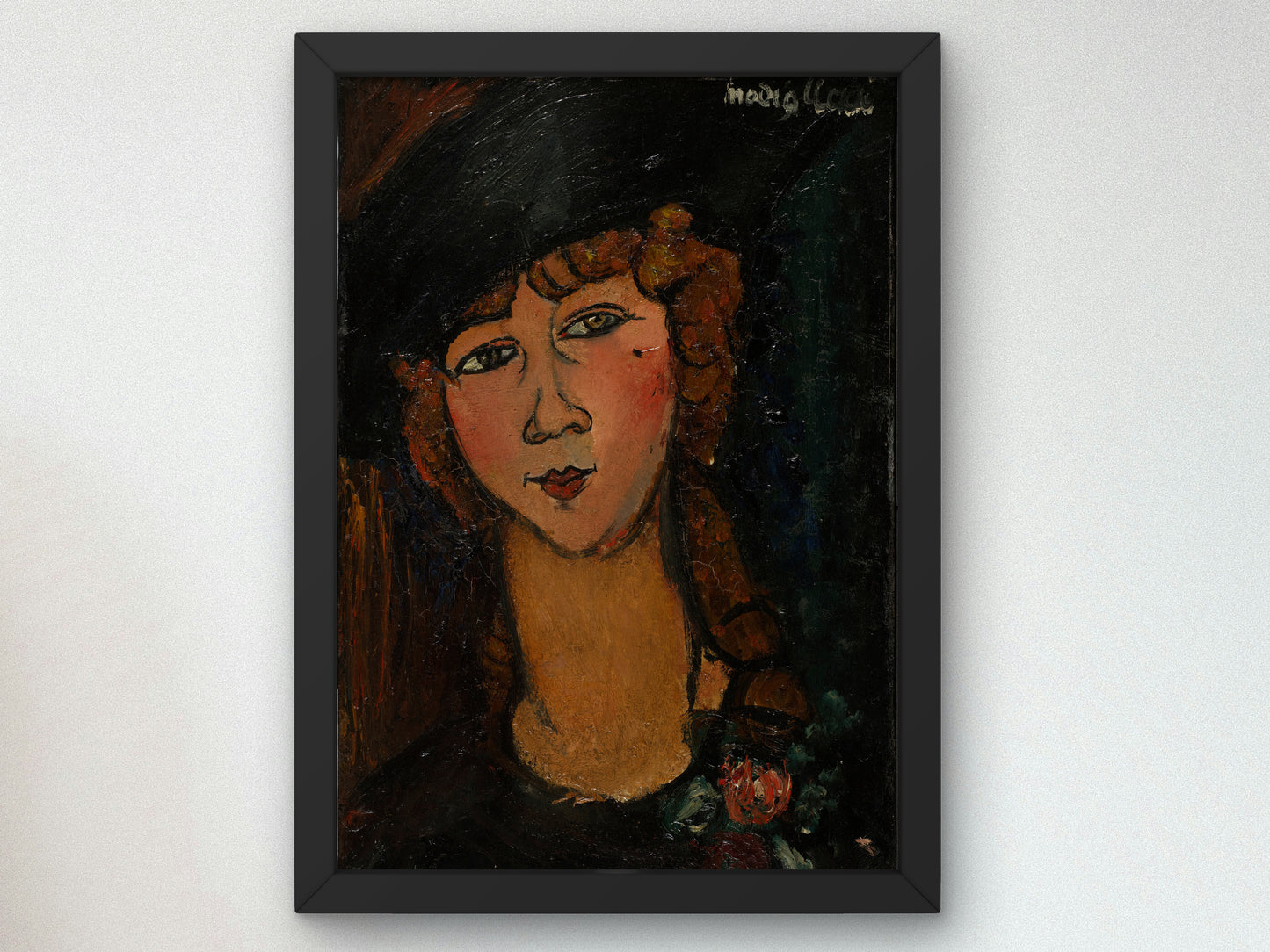 Lolotte by Amedeo Modigliani 1917, Wall Art Print, Fine Art Reproduction, Museum Quality Decor, Poster