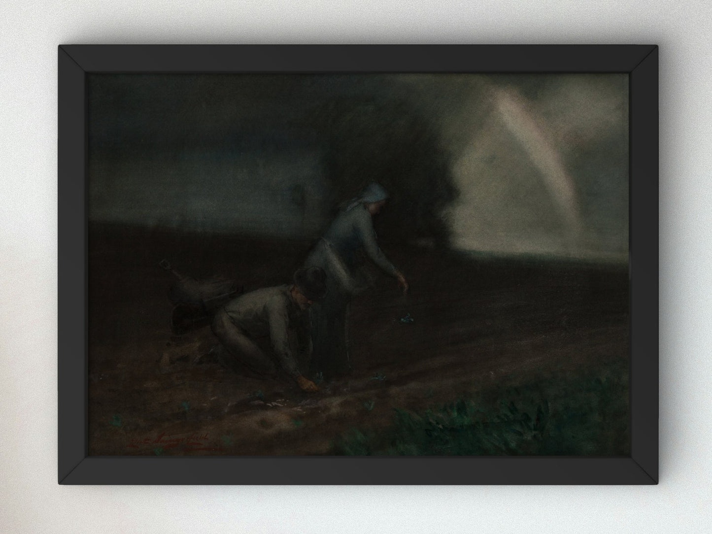 Planting Tobacco by Elliott Daingerfield, Wall Art Print, Fine Art Reproduction, Museum Quality Decor, Poster