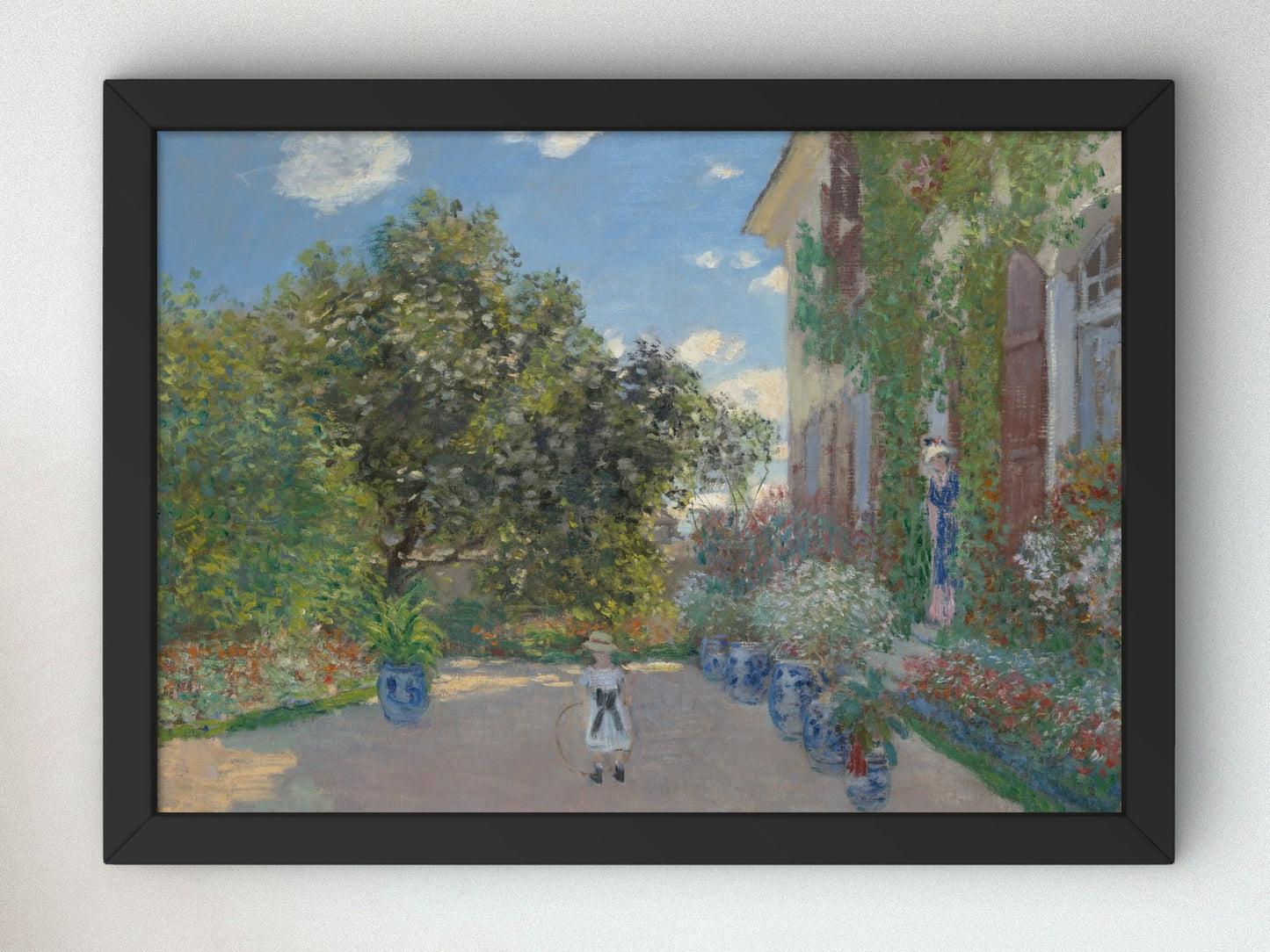 The Artist's House at Argenteuil by Claude Monet 1873, Wall Art Print, Fine Art Reproduction, Museum Quality Decor, Poster