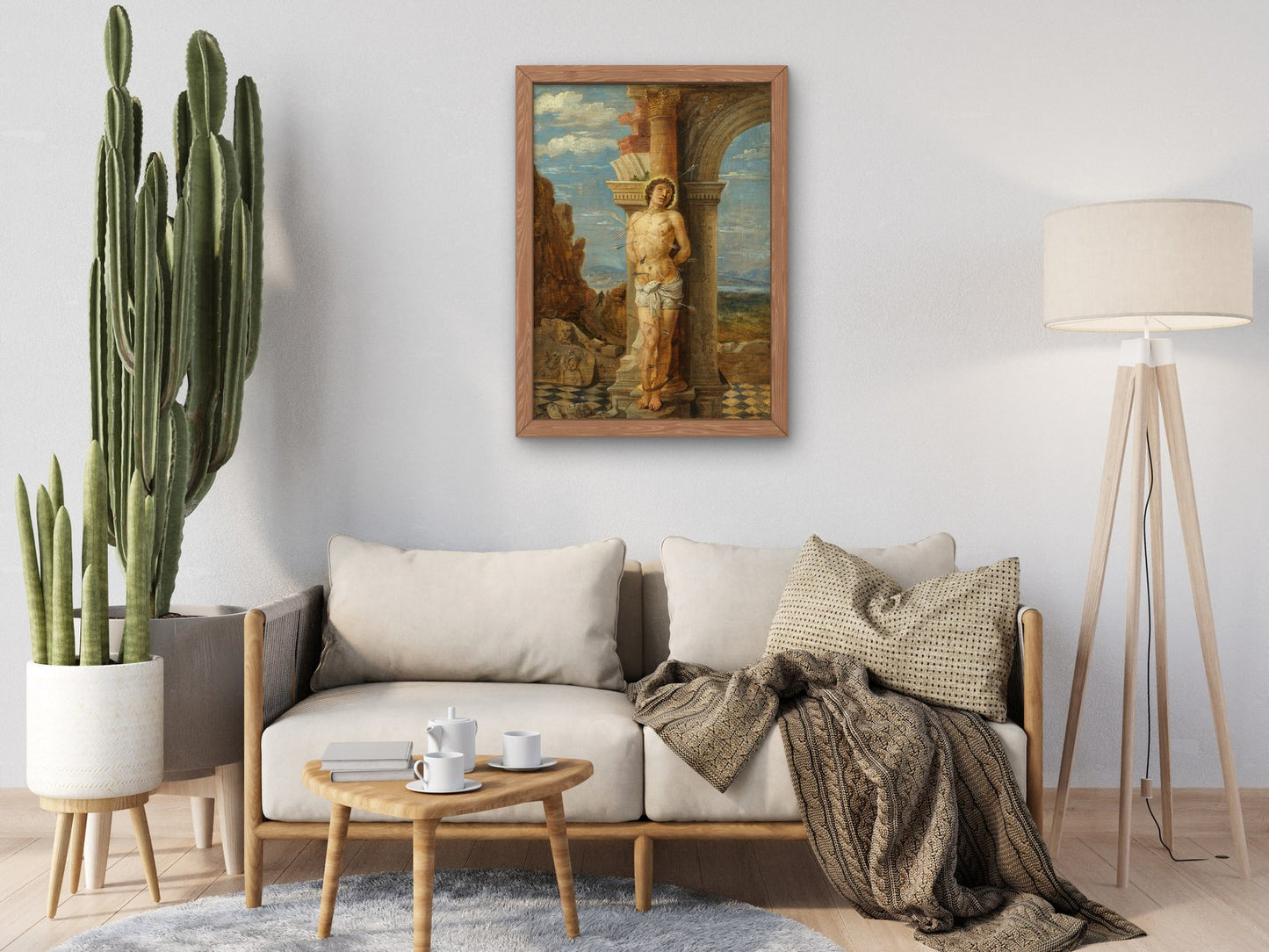 Saint Sebastian by David Teniers the Younger 1653, Wall Art Print, Fine Art Reproduction, Museum Quality Decor, Poster