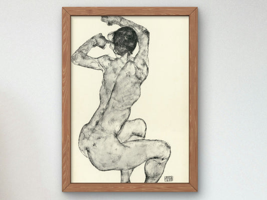 Zeichnungen IX by Egon Schiele 1915, Wall Art Print, Fine Art Reproduction, Museum Quality Decor, Poster