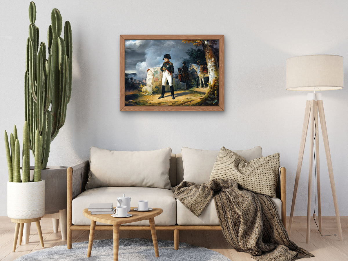 Napoleon at Charleroi by Horace Vernet 1823, Wall Art Print, Fine Art Reproduction, Museum Quality Decor, Poster