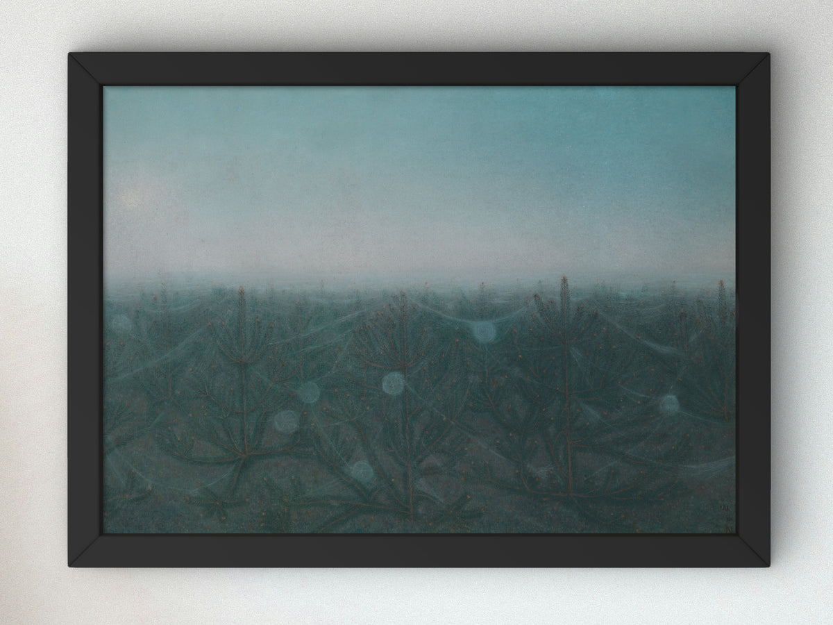 Dawn by William Degouve de Nuncques 1897, Wall Art Print, Fine Art Reproduction, Museum Quality Decor, Poster