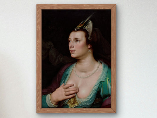 Venus by Cornelis Cornelisz van Haarlem 1620, Wall Art Print, Fine Art Reproduction, Museum Quality Decor, Poster