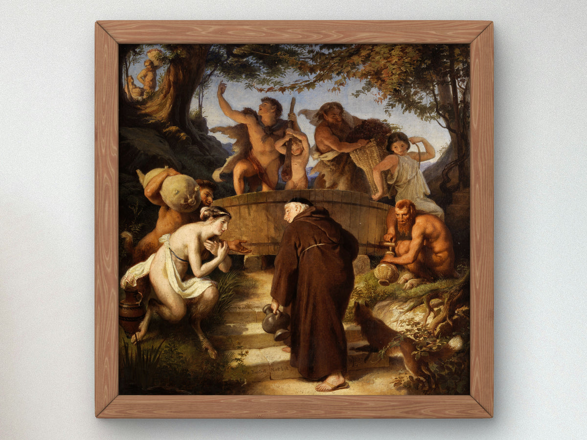 St. Bartholomew by Eduard Julius Friedrich Bendemann, Wall Art Print, Fine Art Reproduction, Museum Quality Decor, Poster