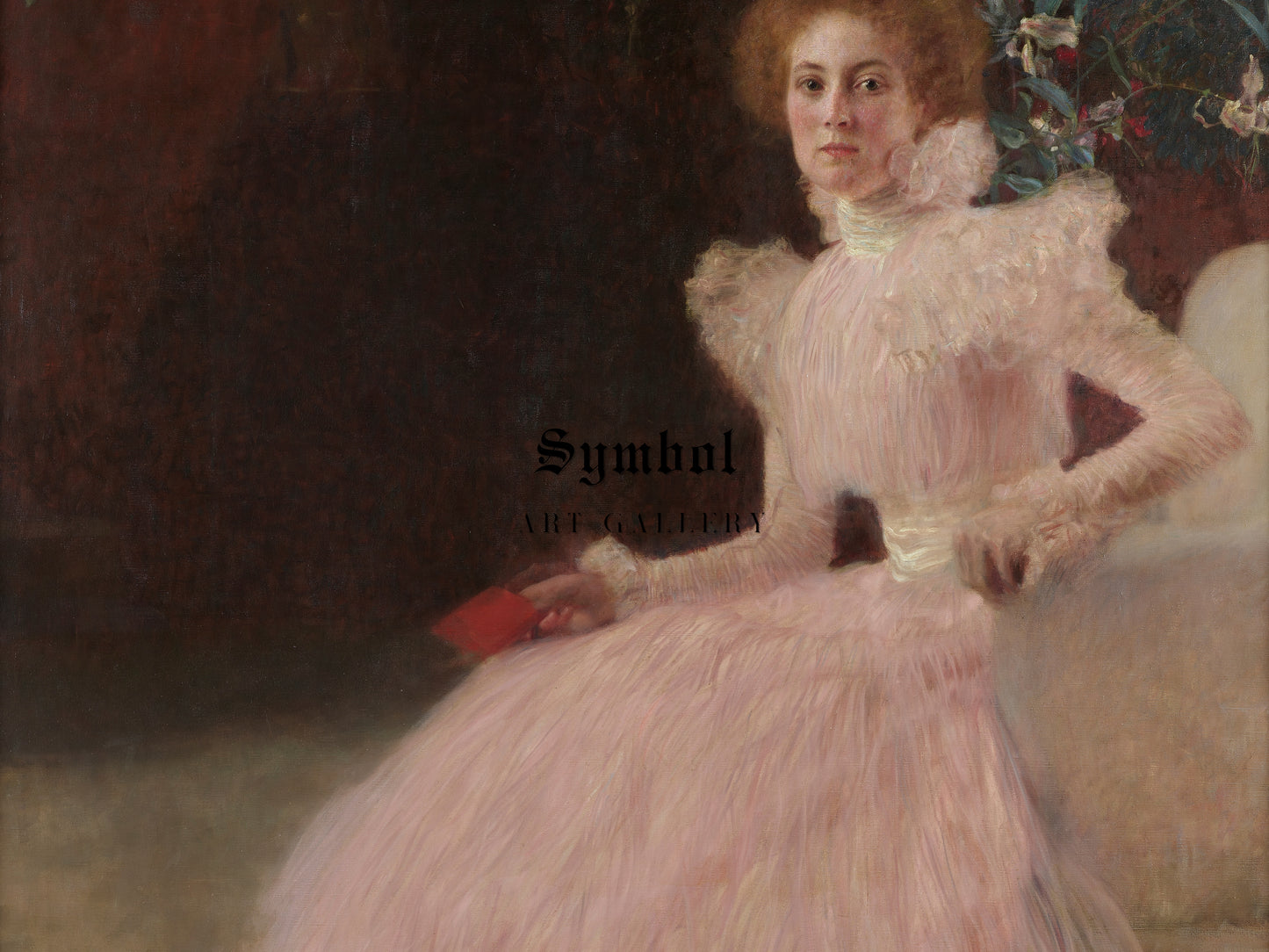 Sonja Knips by Gustav Klimt 1897, Wall Art Print, Fine Art Reproduction, Museum Quality Decor, Poster
