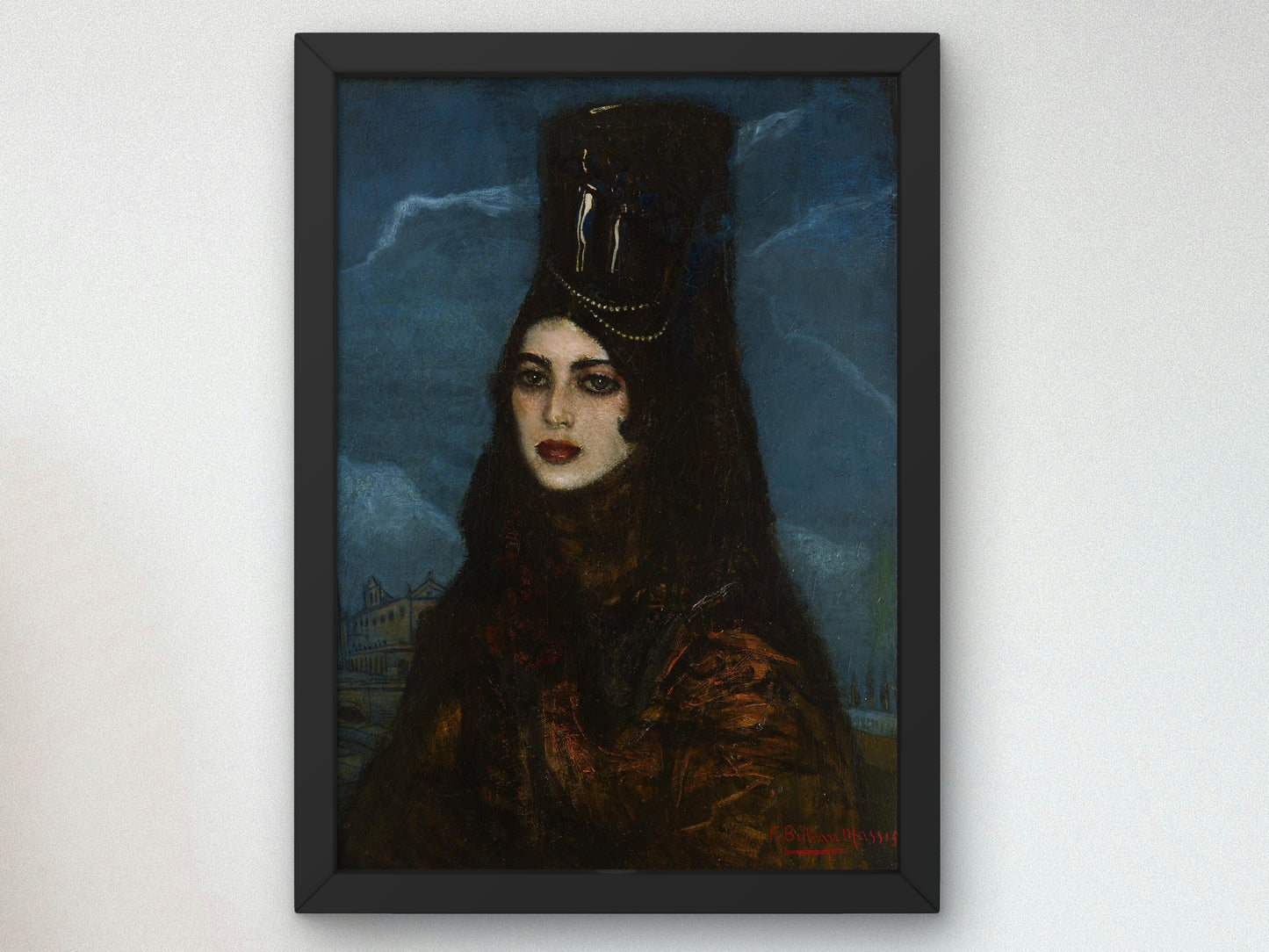 The Fiancé of the Legionnaire by Federico Beltrán Masses, Wall Art Print, Fine Art Reproduction, Museum Quality Decor, Poster