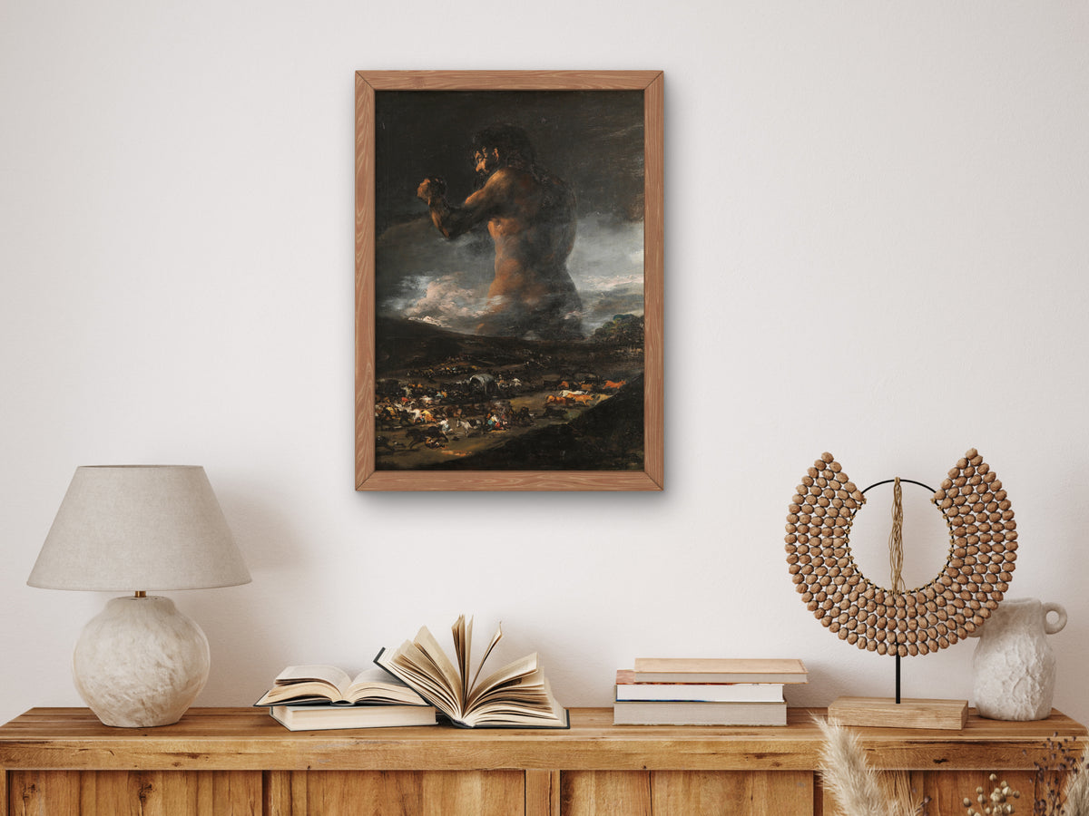 The Colossus by Francisco Goya 1808, Wall Art Print, Fine Art Reproduction, Museum Quality Decor, Poster
