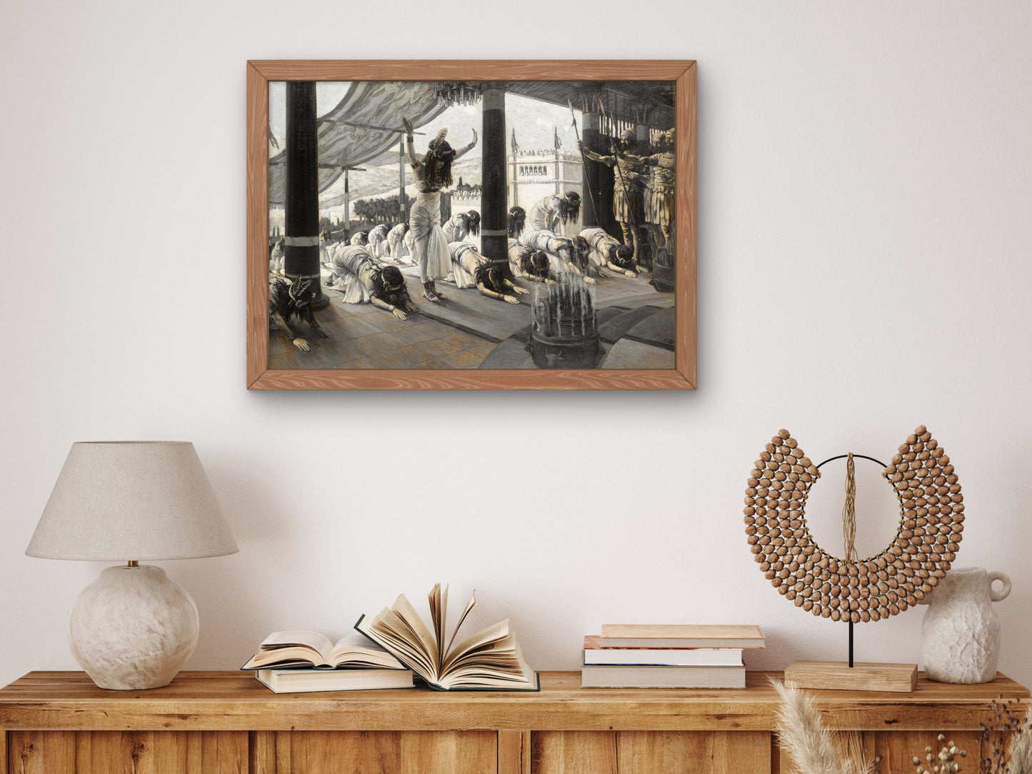 The Queen of Sheba Visits Solomon by James Tissot, Wall Art Print, Fine Art Reproduction, Museum Quality Decor, Poster