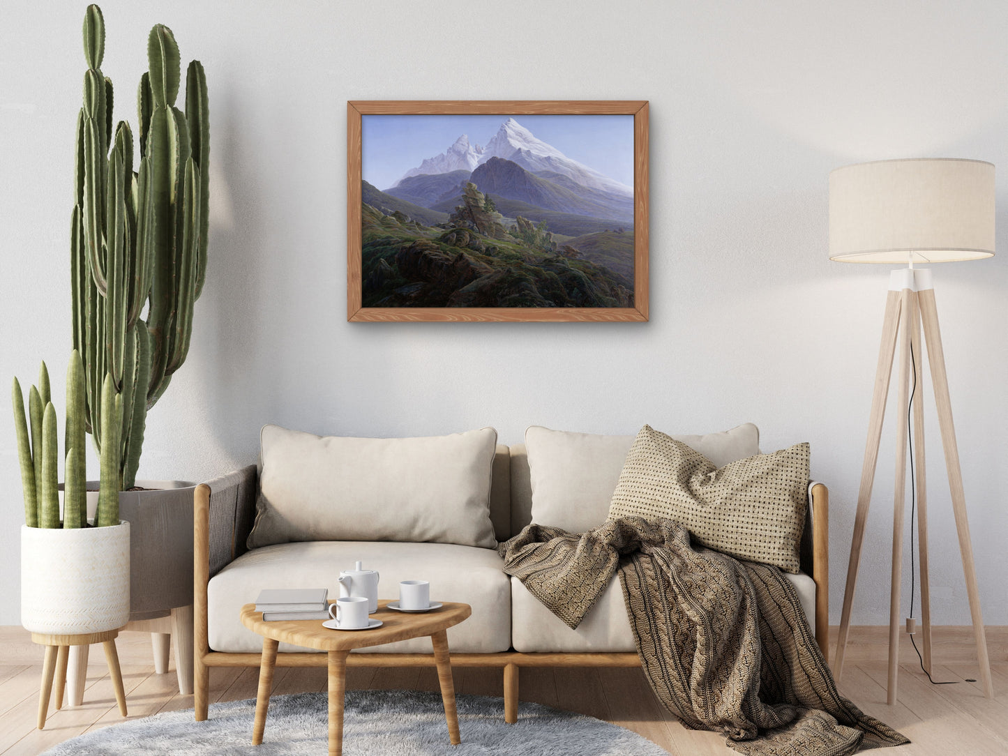 The Watzmann by Caspar David Friedrich 1824, Wall Art Print, Fine Art Reproduction, Museum Quality Decor, Poster