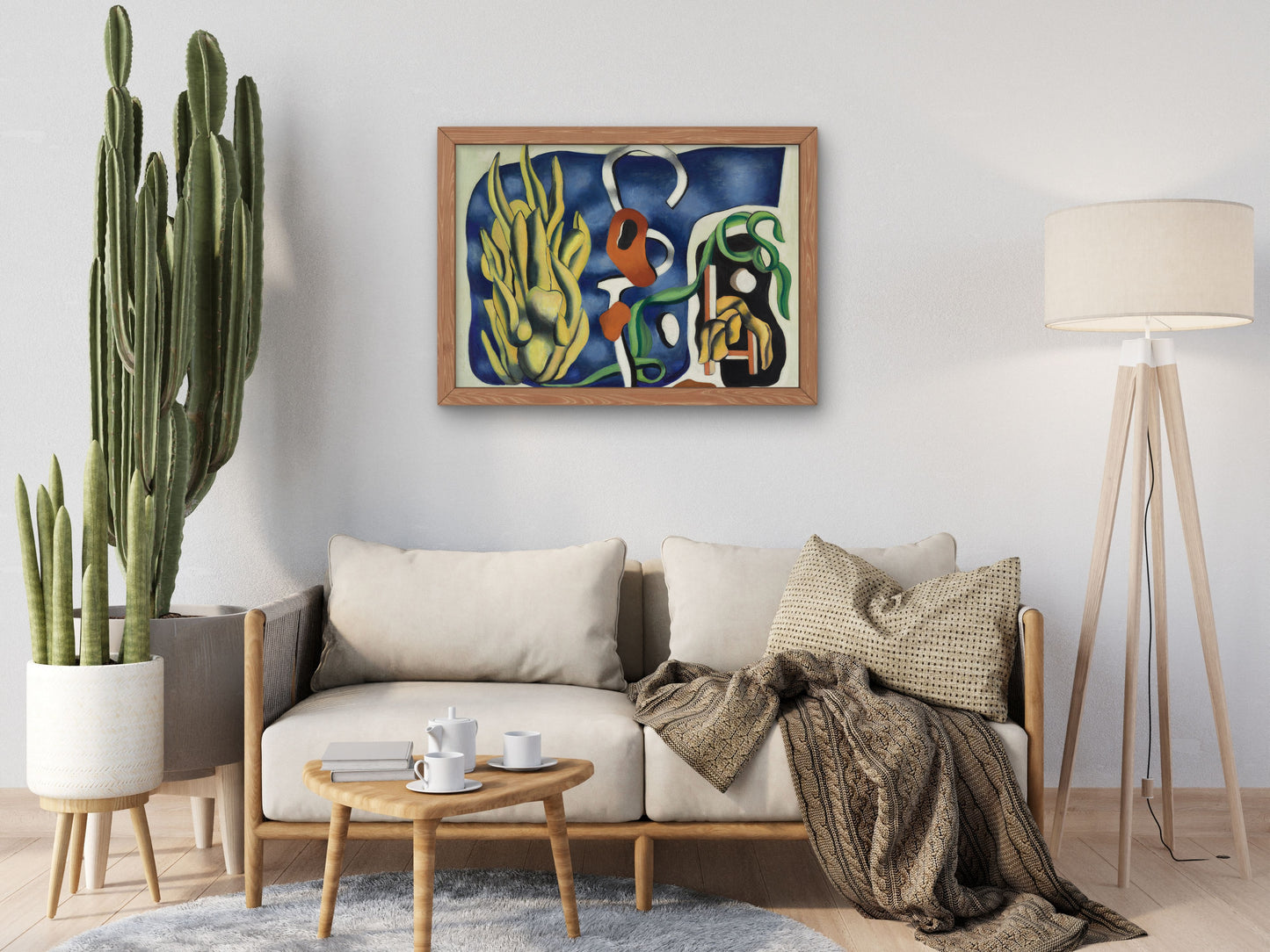The Yellow Plant by Fernand Léger 1937, Wall Art Print, Fine Art Reproduction, Museum Quality Decor, Poster
