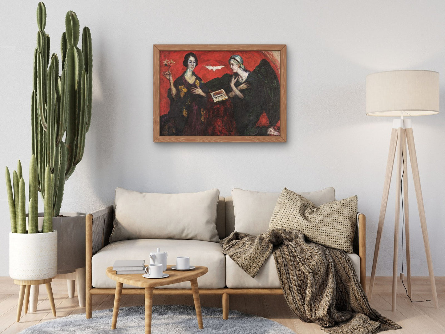 The Annunciation by Andrés de Santa María 1934, Wall Art Print, Fine Art Reproduction, Museum Quality Decor, Poster