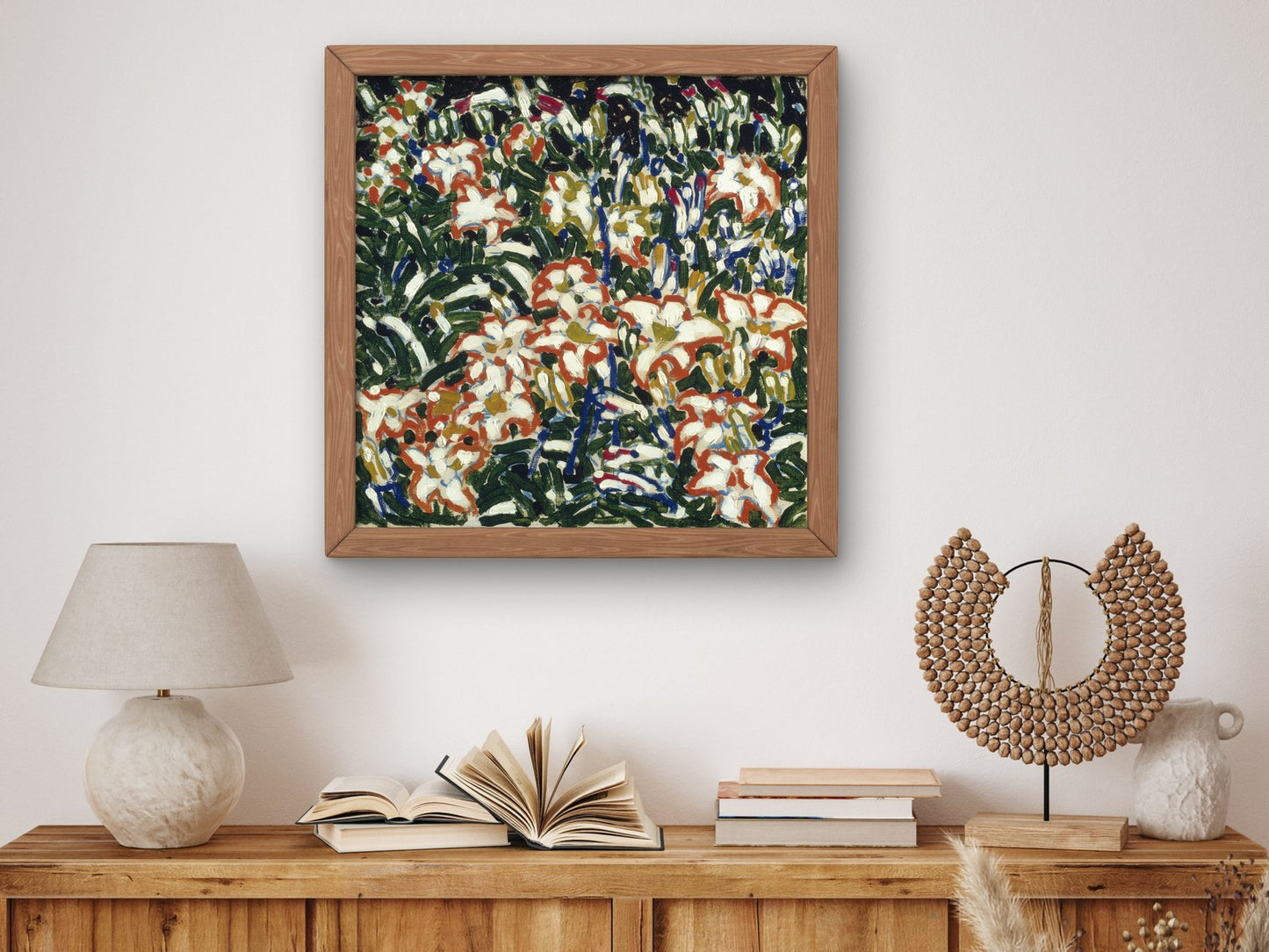 Lilies by David Milne 1913, Wall Art Print, Fine Art Reproduction, Museum Quality Decor, Poster